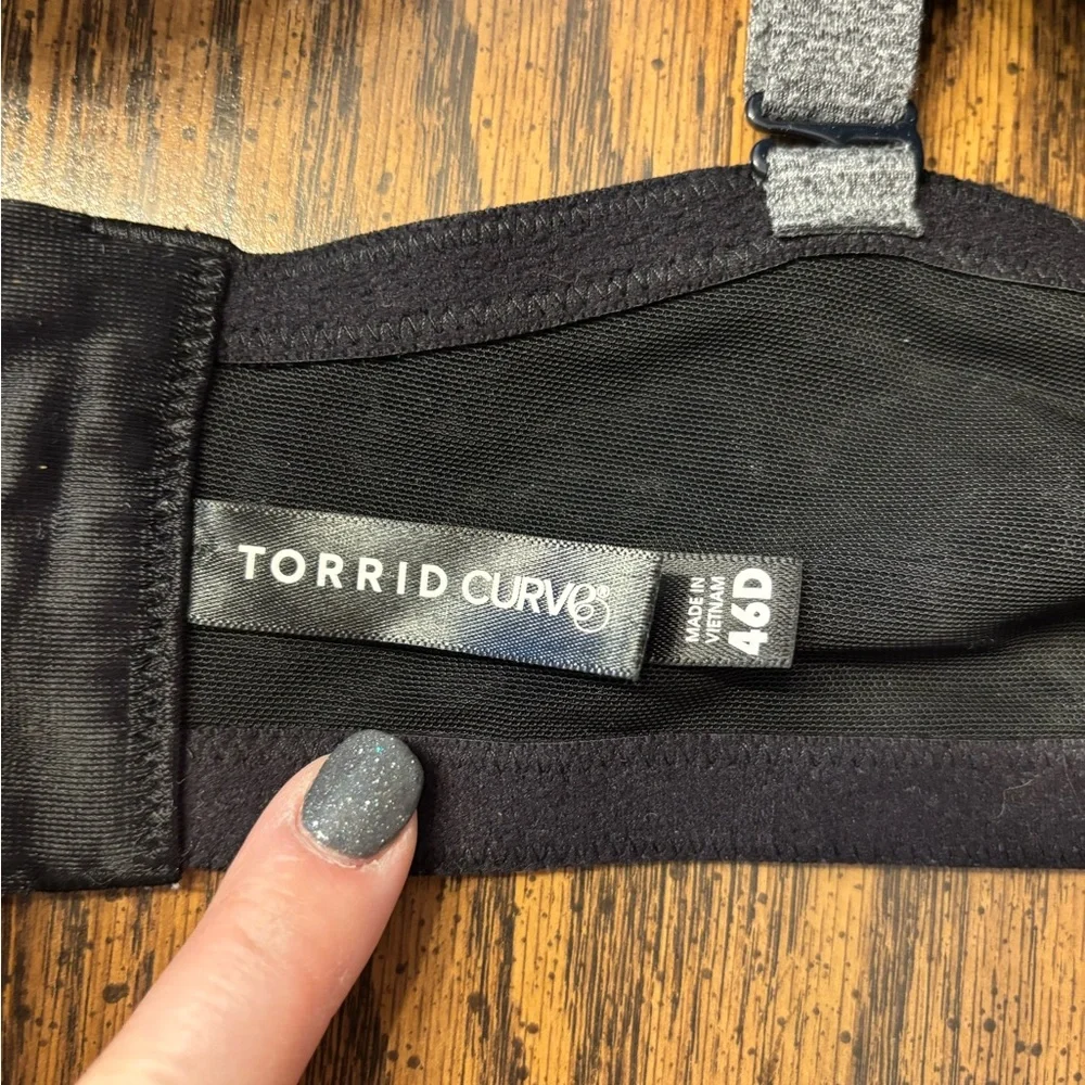 Torrid Curve push up plunge corset bra 46D - Picture 3 of 8